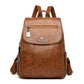 Sac à dos vintage en cuir souple