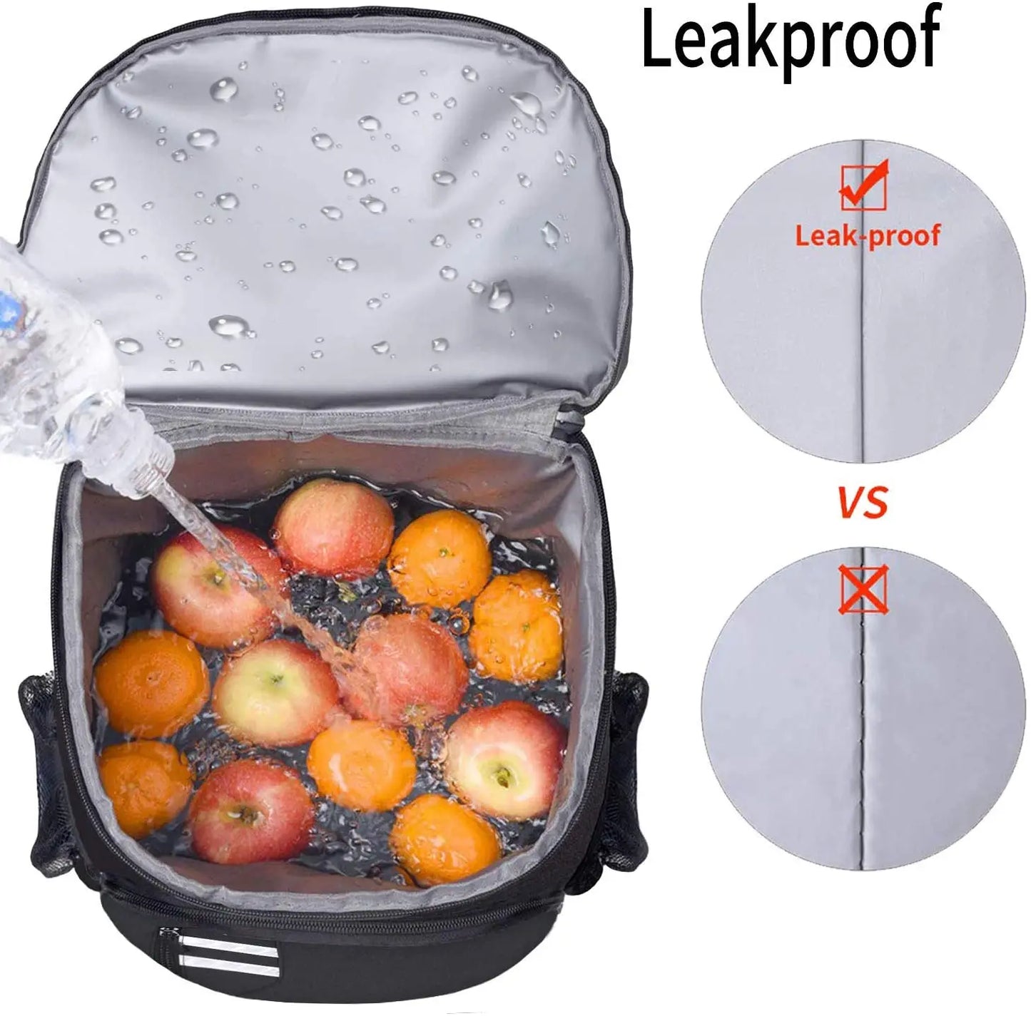 Sac à dos isotherme 2-en-1 – Grande capacité & double compartiment