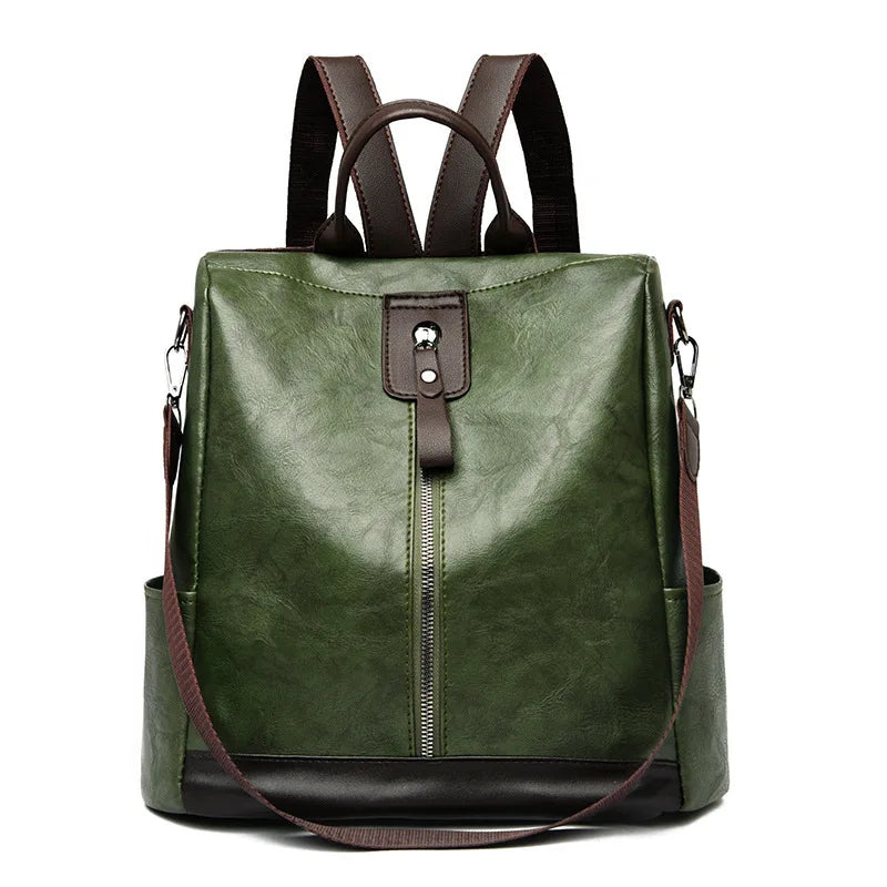 Sac à dos femme cuir PU anti-vol grande capacité