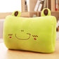 Coussin de voyage chauffe-mains en peluche dessin animé confort