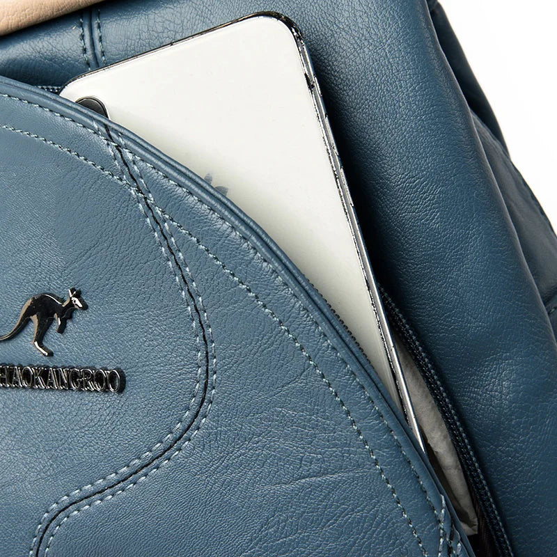 Sac à Dos Femme Élégant en Cuir PU