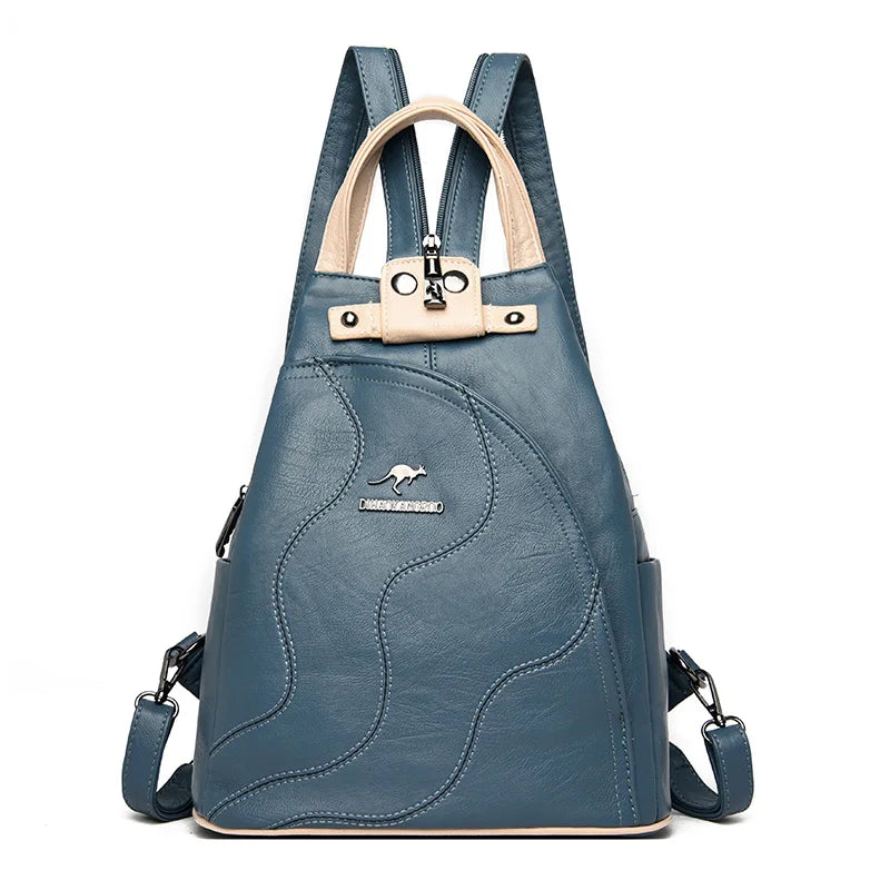 Sac à Dos Femme Élégant en Cuir PU