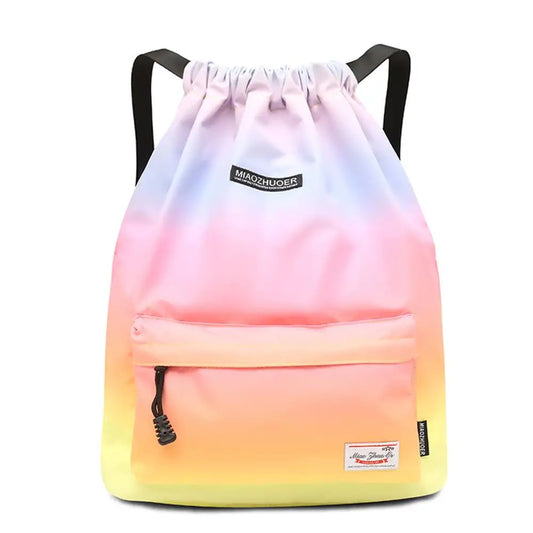 Sac de sport étanche à cordon multipoches grande capacité