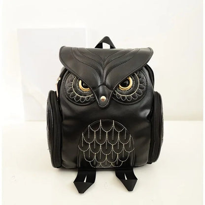 Sac à dos femme hibou en cuir PU