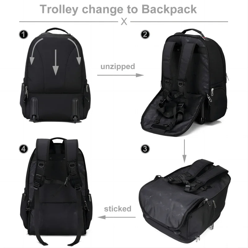 Sac à Dos Trolley OIWAS – Voyage & Ordinateur 15,6’’