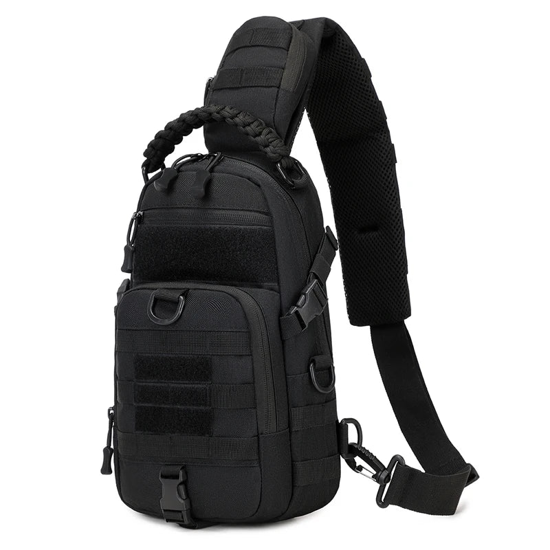 Sac bandoulière tactique homme nylon imperméable 18cm