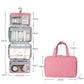 Trousse de toilette pliable en polyester imperméable
