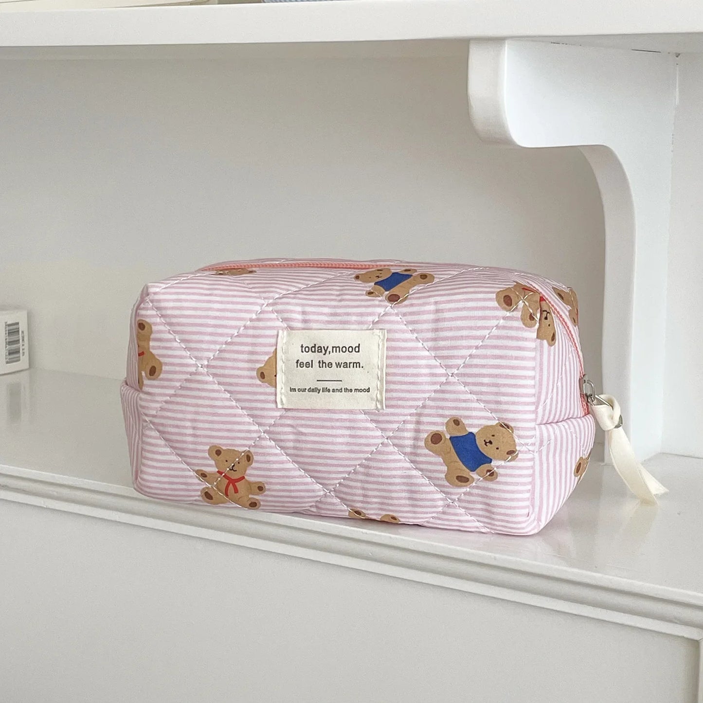 Trousse de toilette bébé à motifs ourson
