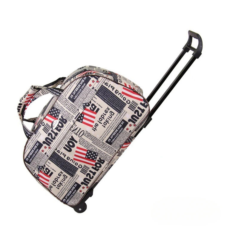 Valise Trolley 52 cm à roulettes – Sac de voyage unisexe