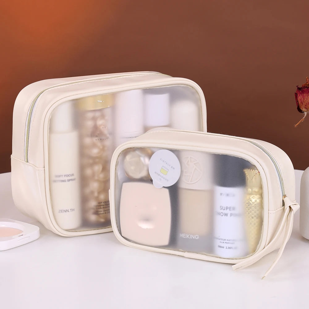 Trousse de Toilette Transparente Multifonction