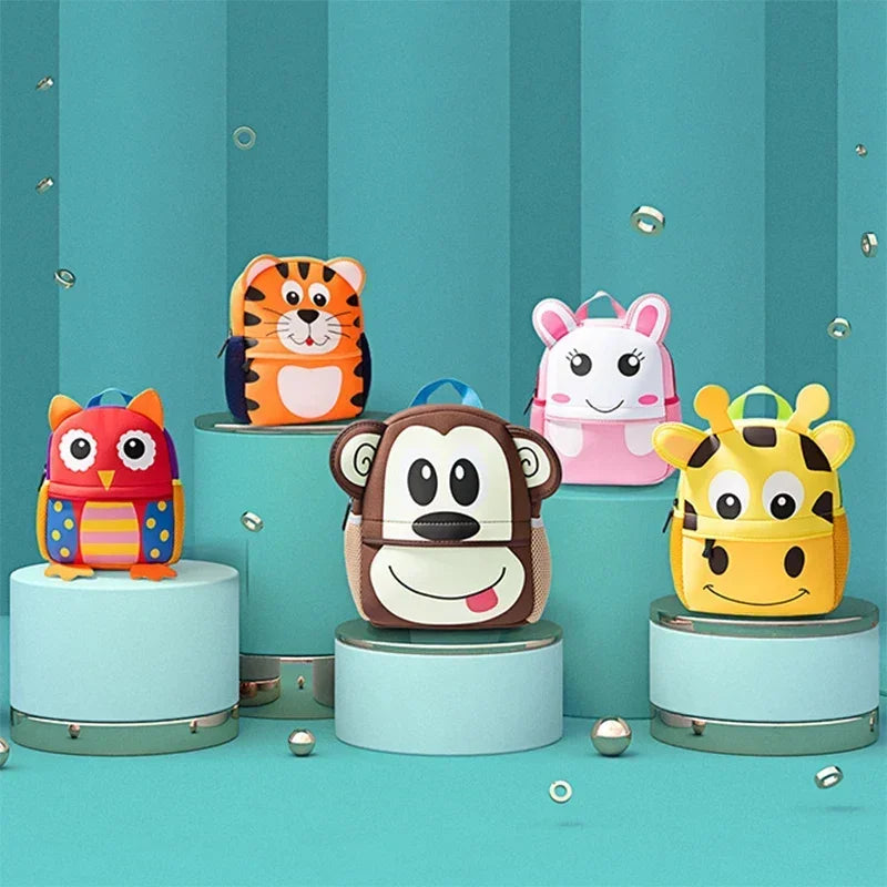 Sac à dos enfant animaux 3D