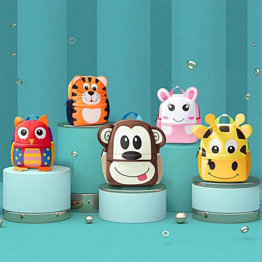 Sac à dos enfant animaux 3D