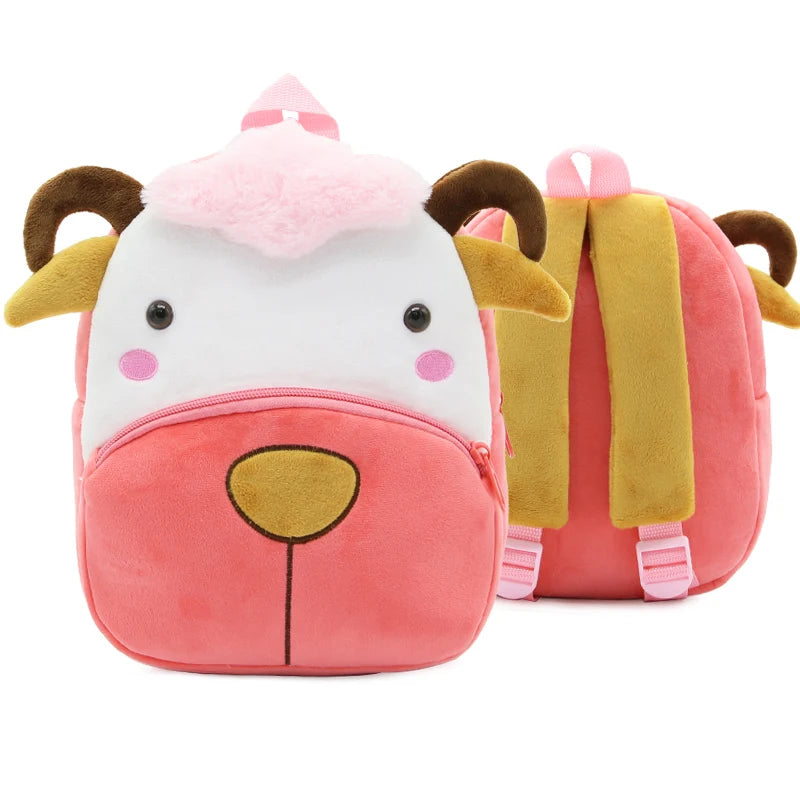 Sac à dos enfant animaux en peluche