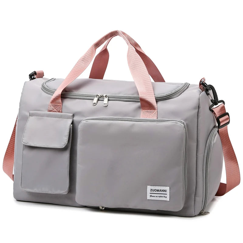 Sac de Voyage Femme 35L Compartiment Chaussures & Séparation Humide
