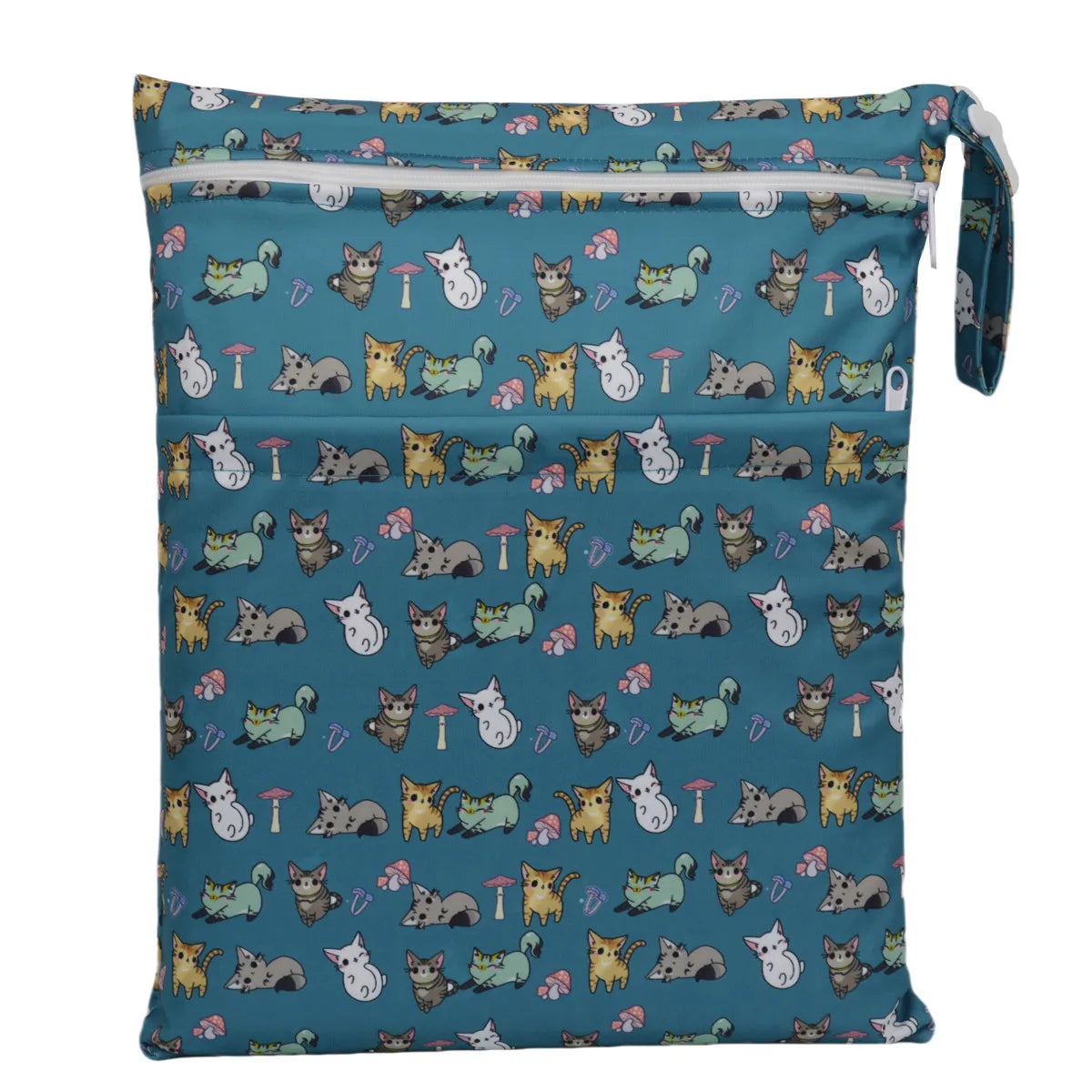 Sac bébé étanche réutilisable deux compartiments rangement couches et vêtements