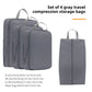 Set de 4 cubes de rangement compressibles en polyester imperméable pour valise