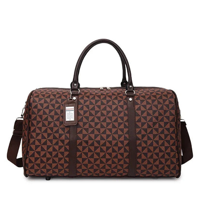 Sac de Voyage à Motifs – Cabas Élégant avec Bandoulière Amovible