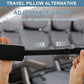 Appui-tête de voyage ajustable en flanelle alternative au coussin classique