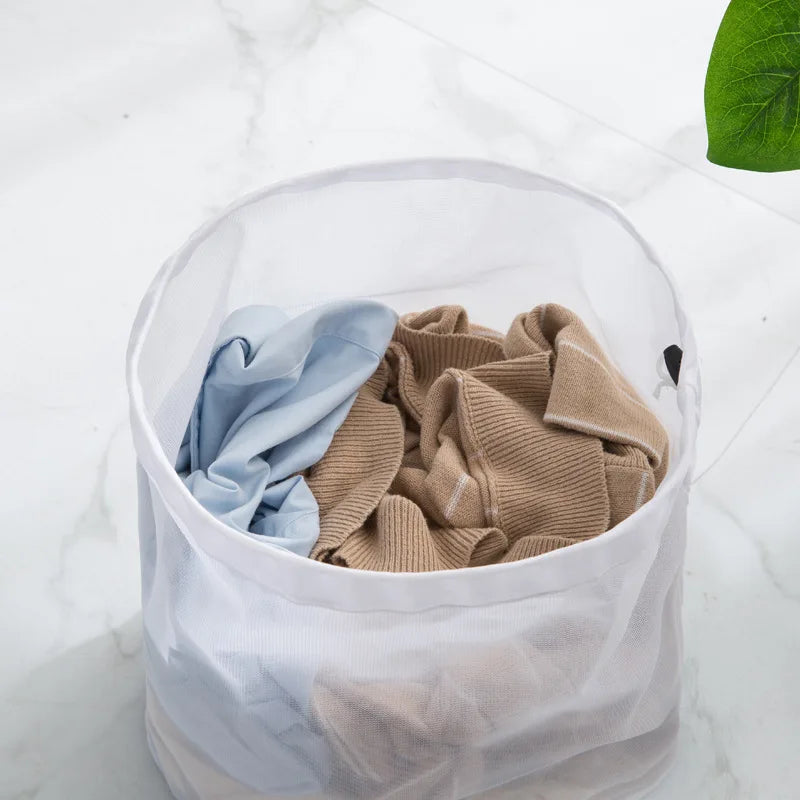 Sac de Lavage en Maille Résistante avec Cordon de Serrage