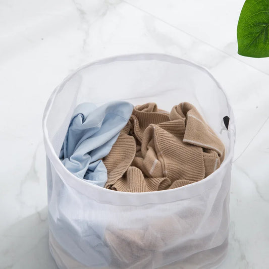 Sac de Lavage en Maille Résistante avec Cordon de Serrage