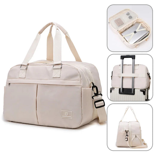 Sac de Voyage Femme Nylon Extensible Grande Capacité