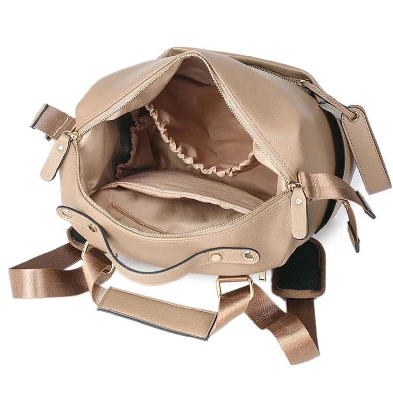 Sac à Langer en Cuir Multifonction Élégant & Pratique