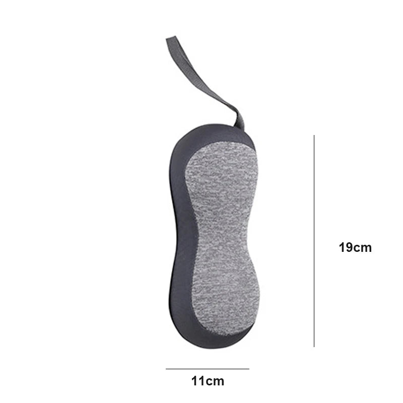 Mini coussin de voyage portatif en U pour soutien cervical et repos nomade