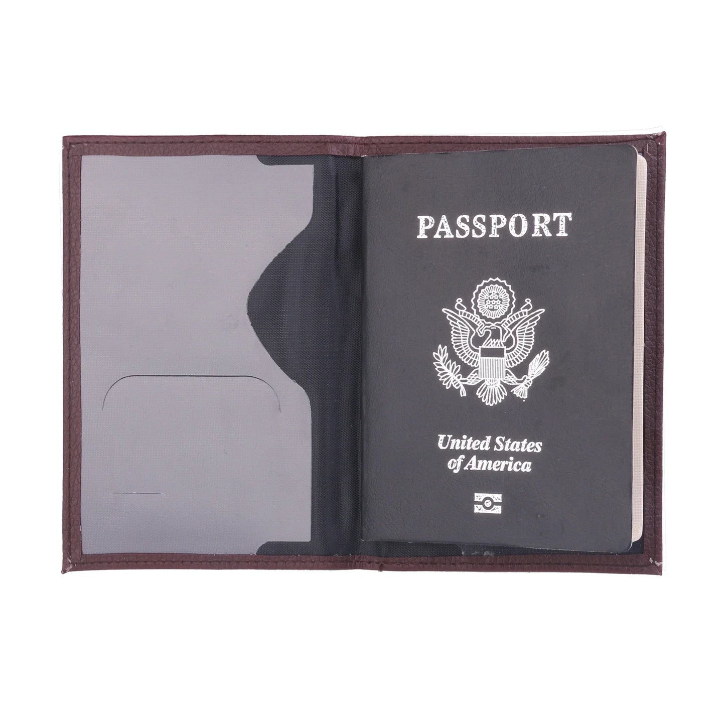 Porte-Passeport Français en Cuir PU Haute Qualité
