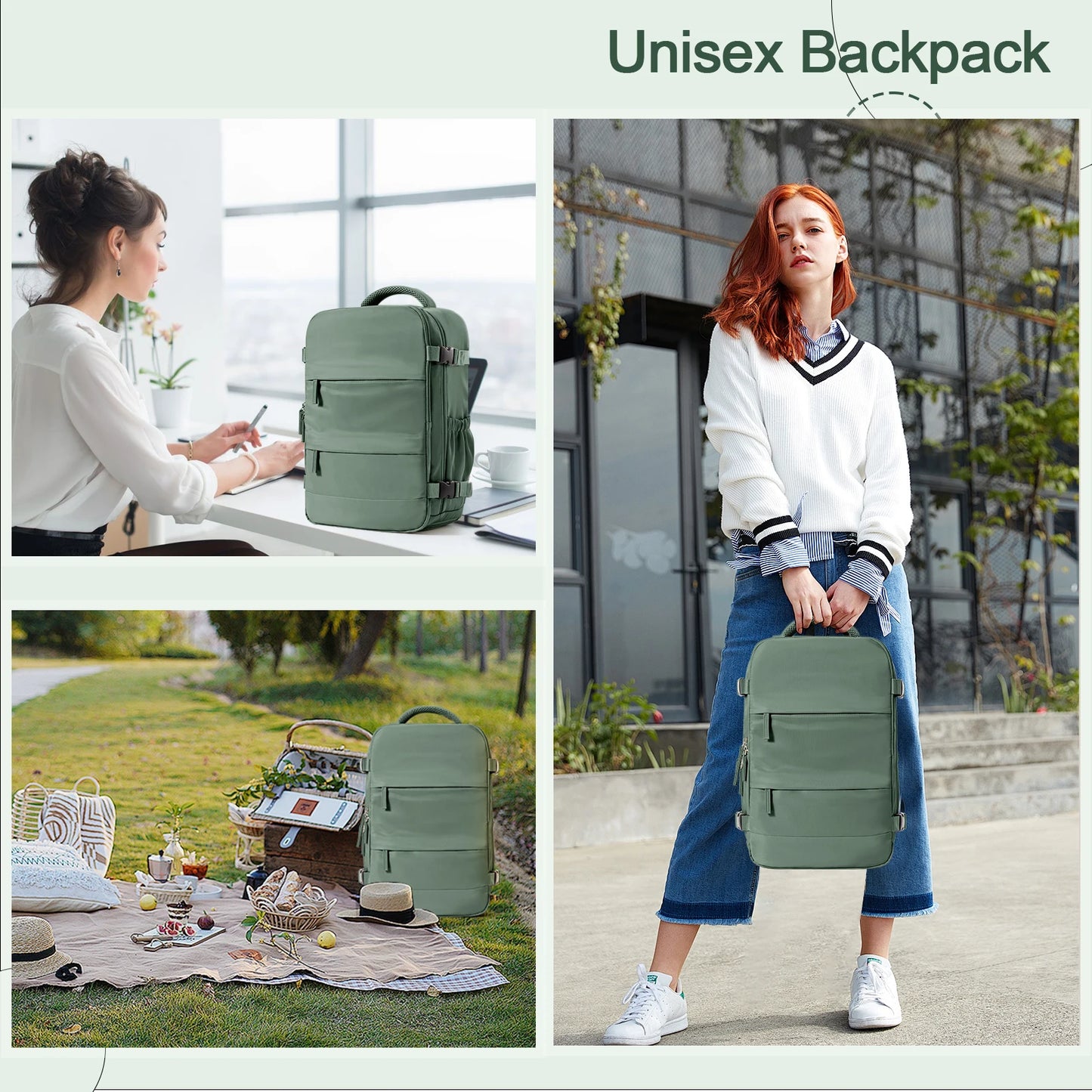Sac à dos cabine 40x20x25 avec compartiment chaussures