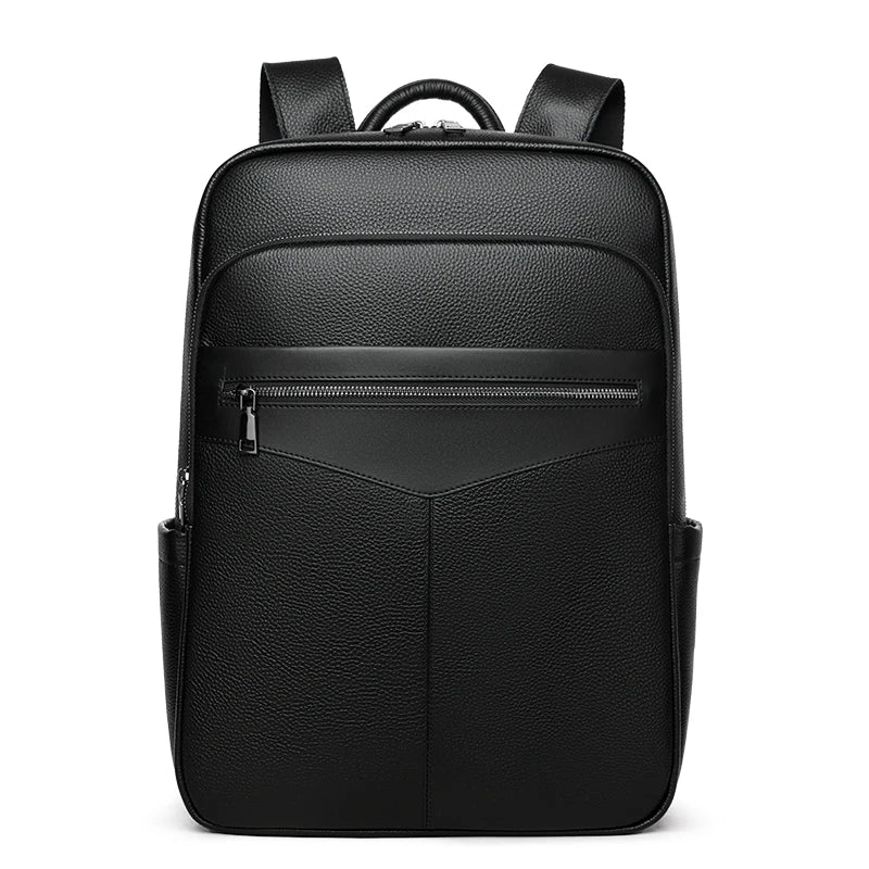 Sac à dos minimaliste en cuir véritable