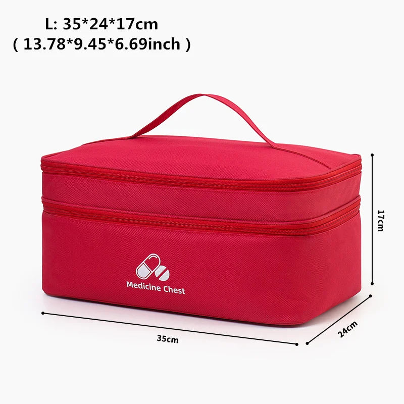 Grande Trousse Médicale de Voyage à Double Compartiment