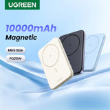 Batterie Externe Magnétique UGREEN 10000mAh PD20W, 105,8 × 68,1 × 19,35 mm