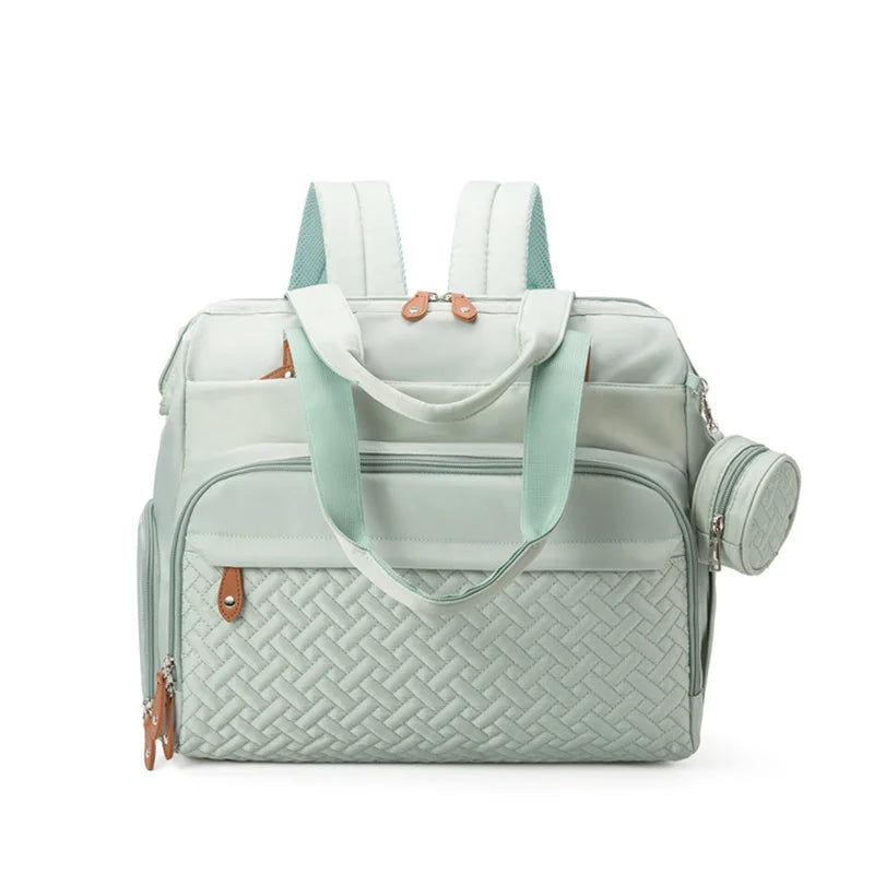 Sac à langer multifonction gris – Grande capacité et design pratique