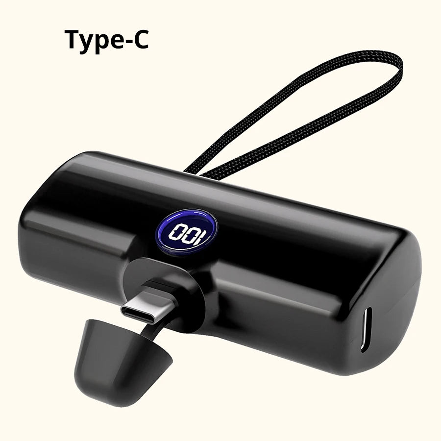 Mini Batterie Externe Liboer 5000mAh – Charge Rapide Compacte