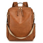 Sac à dos rétro en cuir PU imperméable