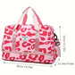 Sac de Voyage Femme Imprimé Zèbre/Léopard Grande Capacité Nylon