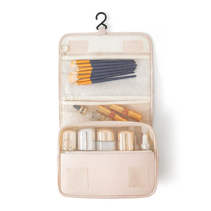 Trousse de toilette suspendue en Oxford avec compartiments multiples