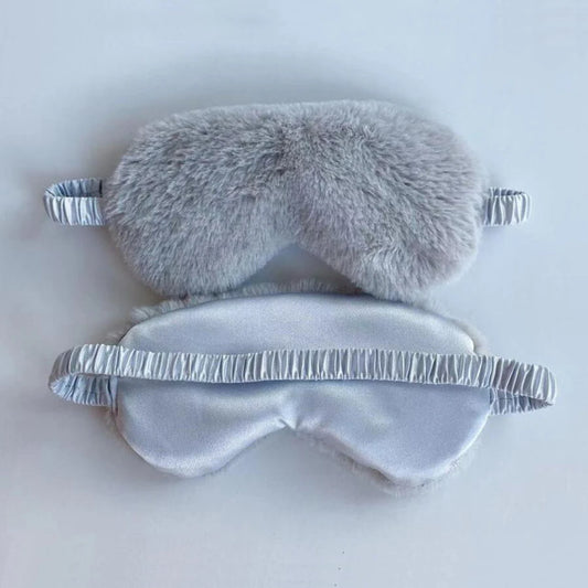 Masque de sommeil doux en peluche