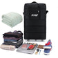 Sac de Voyage Trolley Noir Extensible à Roulettes – Grande Valise Polyvalente