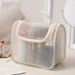 Trousse de Toilette en Nylon Maille – Grande Capacité et Design Transparent Courbé