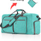 Sac de voyage pliable 65L en polyester avec compartiment chaussures