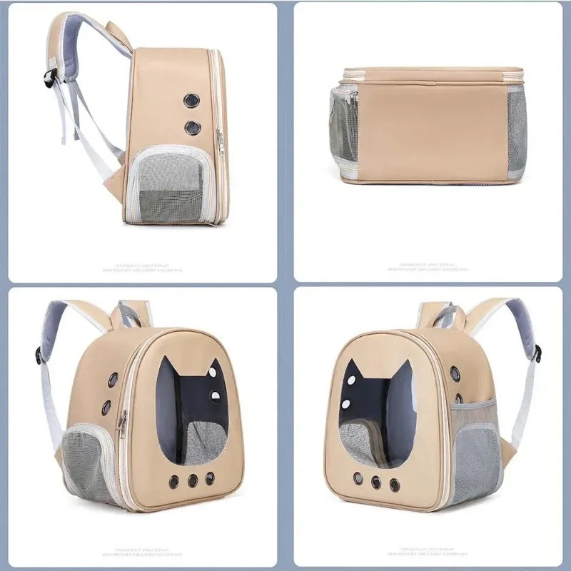 Sac à Dos de Transport Transparent pour Chats