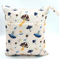 Sac bébé étanche réutilisable deux compartiments rangement couches et vêtements