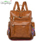 Sac à dos multifonction en cuir synthétique