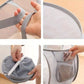 Panier à Linge Pliable en Maille avec Poignées – Grand Format 76L