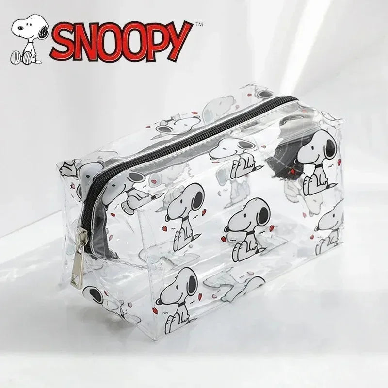 Trousse enfant Snoopy transparente