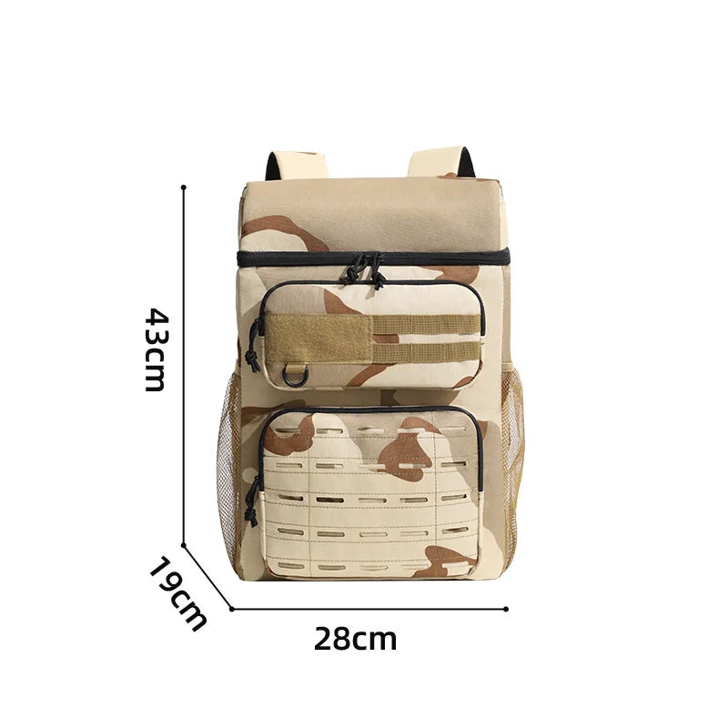 Sac à dos isotherme camouflage 23L – Étanche & résistant pour pique-nique