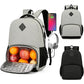 Sac à dos ordinateur & isotherme 2-en-1 – USB & rangement repas