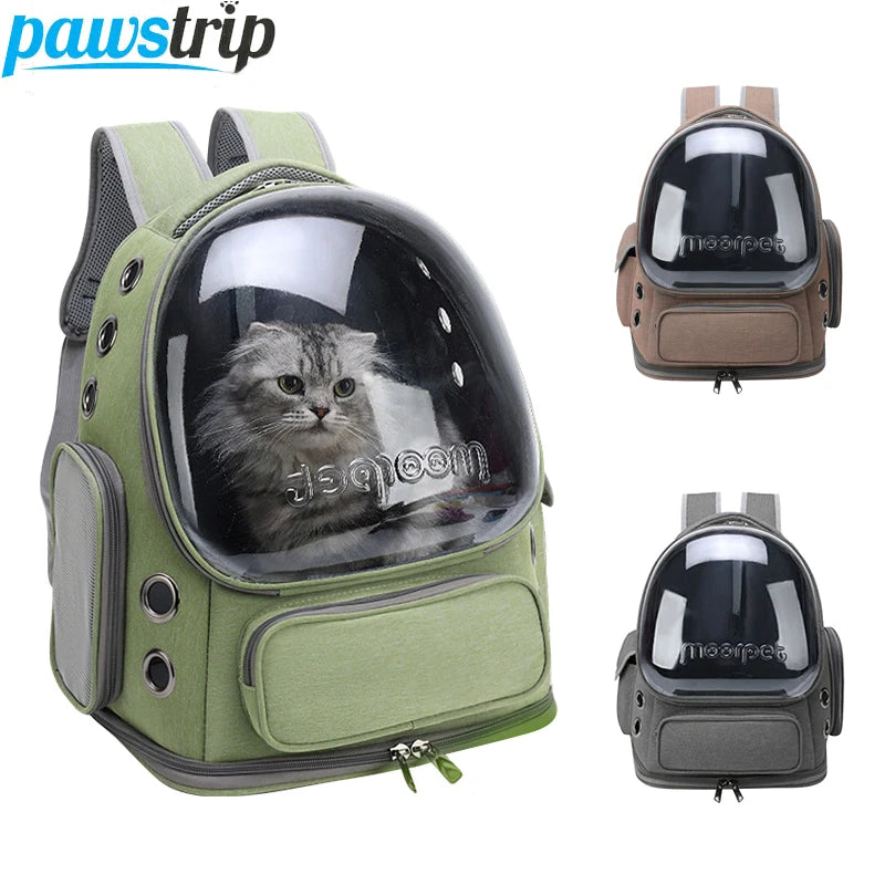 Sac à Dos Transparent pour Chat – Transport Confortable & Respirant