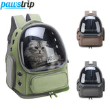 Sac à Dos Transparent pour Chat, coloris gris